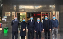 大渡口区刘正光副区长到Z6尊龙凯时集团检查复工情况