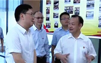 铜梁区委书记唐小平一行到铜梁公司视察调研 “党建带团建，，，，，，团建促党建”工作